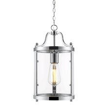  1157-M1L CH - Payton Mini Pendant in Chrome with Clear Glass